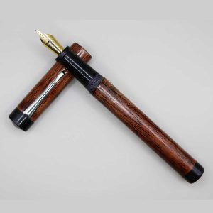WOW Brand Model- Handcrafted Dual Wood Teak and Patak Material Fountain Pen