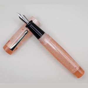WOW Brand Model -Handmade Acrylic Light Orange  Body  Fountain Pen 1027A Senthooram (செந்தூரம்)