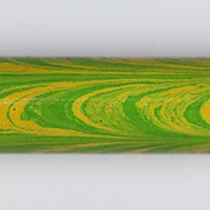 E2001-Green and Yellow Twin Color Ebonite Rod