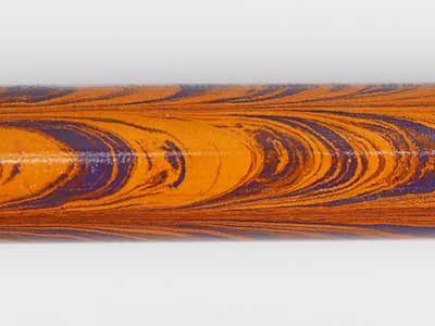 E2003-Orange and Purple Twin Color Ebonite Rod