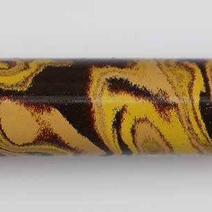 E3015- Beige Black and Yellow Tri Color Ebonite