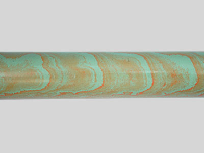E2006-Green and Red Twin Color Ebonite Rod