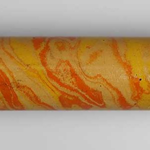 E3014-Beige Orange and Yellow Tri Color Ebonite Rod