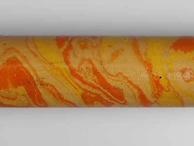 E3014-Beige Orange and Yellow Tri Color Ebonite Rod