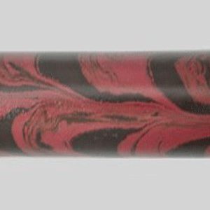 E2010-Plum Red and Black Twin Color Ebonite Rod