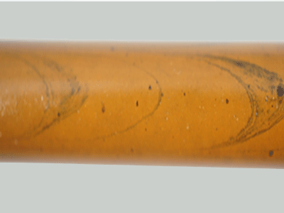 E2014-Brown and Light Black Twin Color Ebonite Rod