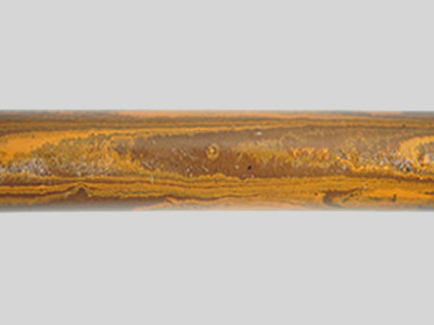 E2016-Black and Orange Twin Color Ebonite Rod