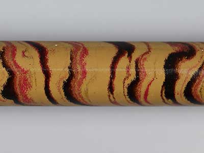 E3001-Beige Black and Red Tri Color Ebonite Rod