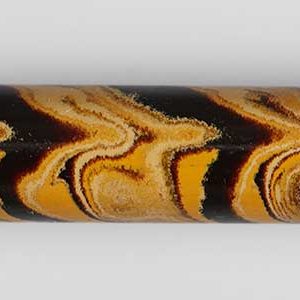 E3002-Beige Black and Light Orange Tri Color Ebonite Rod