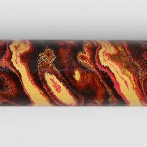 E3005-Black Beige and Red Tri Color Ebonite Rod