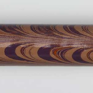 E3006-Light Brown Purple and Orange Tri Color Ebonite Rod
