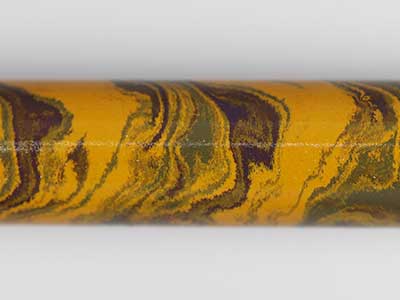 E3010-Yellow Dark Purple and Green Color Ebonite Rod