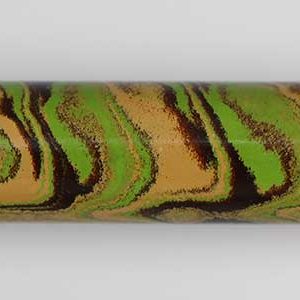 E3011-Green Beige and Black Tri Color Ebonite Rod