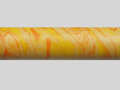 E3014-Beige Orange and Yellow Tri Color Ebonite Rod