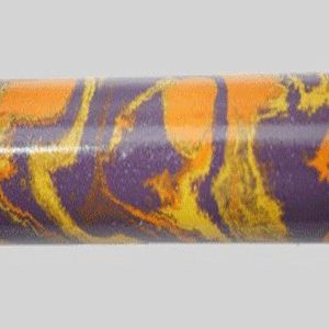 E3020-Dark Blue Orange and Light Green Tri Color Ebonite Rod