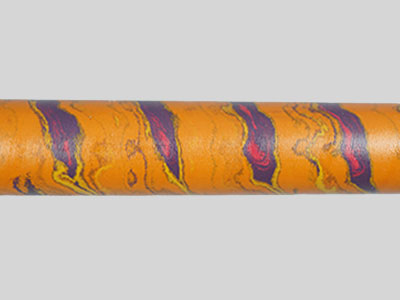 E4002-Orange Dark Blue and Yellow Pink Four Color Ebonite Rod