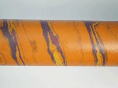 E4002-Orange Dark Blue and Yellow Pink Four Color Ebonite Rod