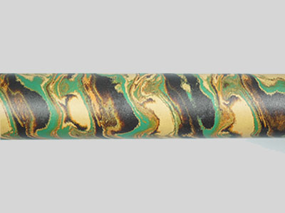 E4003-Beige Black and Green Orange Four Color Ebonite Rod