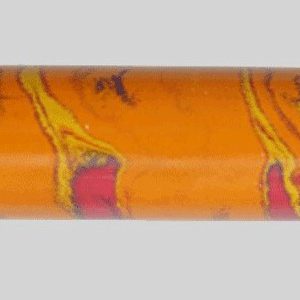 E4004-Orange Red and Yellow Dark Blue Four Color Ebonite Rod