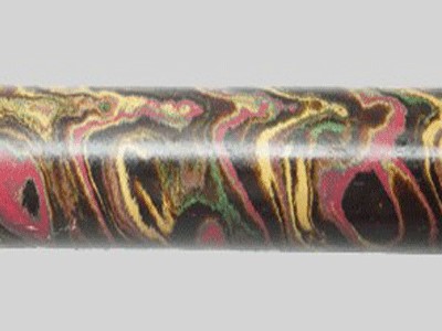 E4005-Beige Black and Red Green Four Color Ebonite Rod