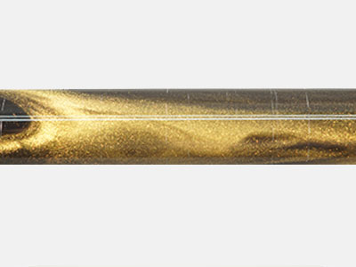 RC2009- Black And Gold Twin Color Resin Rod