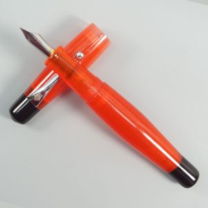 Model-1045B Sindoor சிந்தூர் Handmade Resin Red Color Fountain Pen