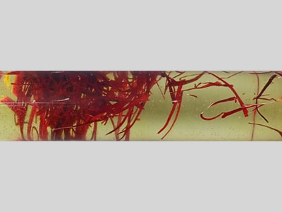 RCS1002- Light Yellow Special Saffron Expoy Resin Rod