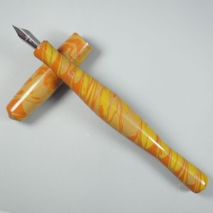 WOW Brand Model 1030A Sabyasachi Galactus சப்யசாச்சி கேலக்டஸ் Yellow Beige Orange Fontain Pen