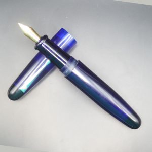 WOW Model 1005A Varuna வருணா Resi Dark Blue Color Body and Cap Fountain Pen