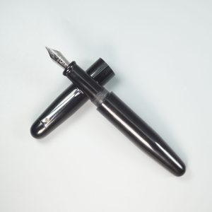 WOW Model 1005A Varuna வருணா Resin Full Black Color Body and Cap Fountain Pen