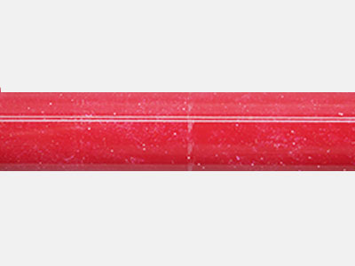 RC2017- Cherry Red And Silver Twin Color Resin Rod