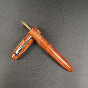 WOW Brand Model-1045 Agam அகம் 13mm /15mm Resin Brown Color Body Eyedropper Model Fountain Pen Click Converter kanwrite Jowa Compatible Thread SKU 60214