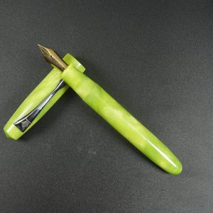 WOW Brand Model-1045 Agam அகம் 13mm /15mm Resin Light Green Color Body Eyedropper Model Fountain Pen Click Converter Kanwrite Jowa Compatible Thread SKU 60218