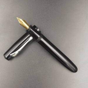 WOW Brand Model-1045 Agam அகம் 13mm /15mm Resin Full Black Color Body Eyedropper Model Fountain Pen Click Converter Kanwrite Jowa Compatible Thread SKU 60228