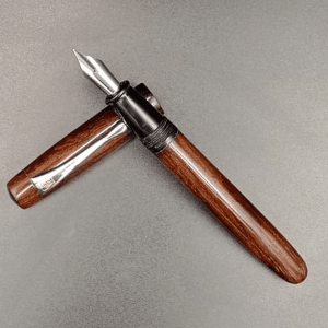 WOW Brand Model-1045 Agam அகம் 13mm /15mm Rose Wood  Color Body Eyedropper Model Fountain Pen Click Converter Kanwrite Jowa Compatible Thread SKU 60233