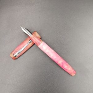WOW Brand Model-1058A Peyal பெயல் 12/14mm Matte Resin Pink White Green And Brown Color Body Eyedropper Model Fountain Pen Click Converter Kanwrite Jowa Compatible Thread  SKU 60242