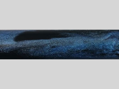 RC2029 Black And Light Blue Twin Color Resin Rod