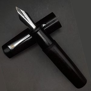 WOW Brand Model-1010A Kural (குறள்) Handmade Resin Royal Ruby Color Body And  Silver Color Clip Top Finial Black No.35 Eyedropper Model Fountain Pen with Kanwrite Jowo Compatible  Thread SKU 60321