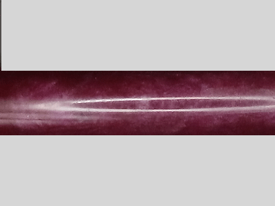 RC2087-Cherry Red and Silver Glitter Twin Color Resin Rod