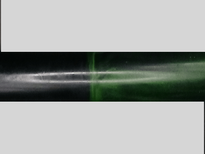 RC2089-Green and Blue Glitter Mixed Twin Color Resin Rod
